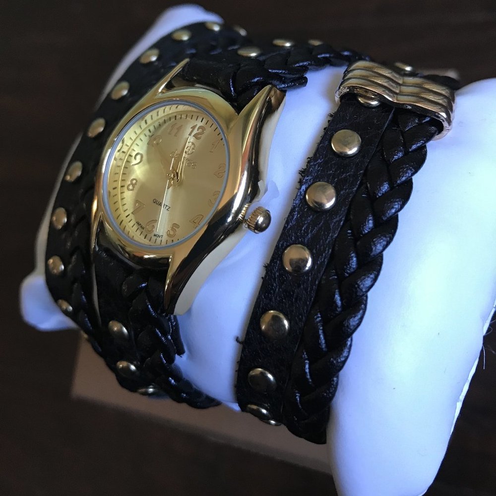 Decree Ladies Braided Wraparound Watch